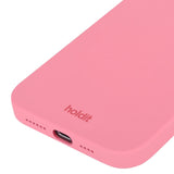 iPhone 12 / 12 Pro Holdit Soft Touch Skal Silikon - Rouge Pink