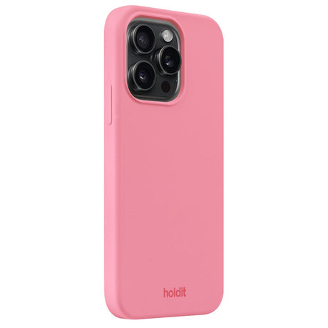 iPhone 14 Pro Holdit Soft Touch Skal Silikon - Rouge Pink