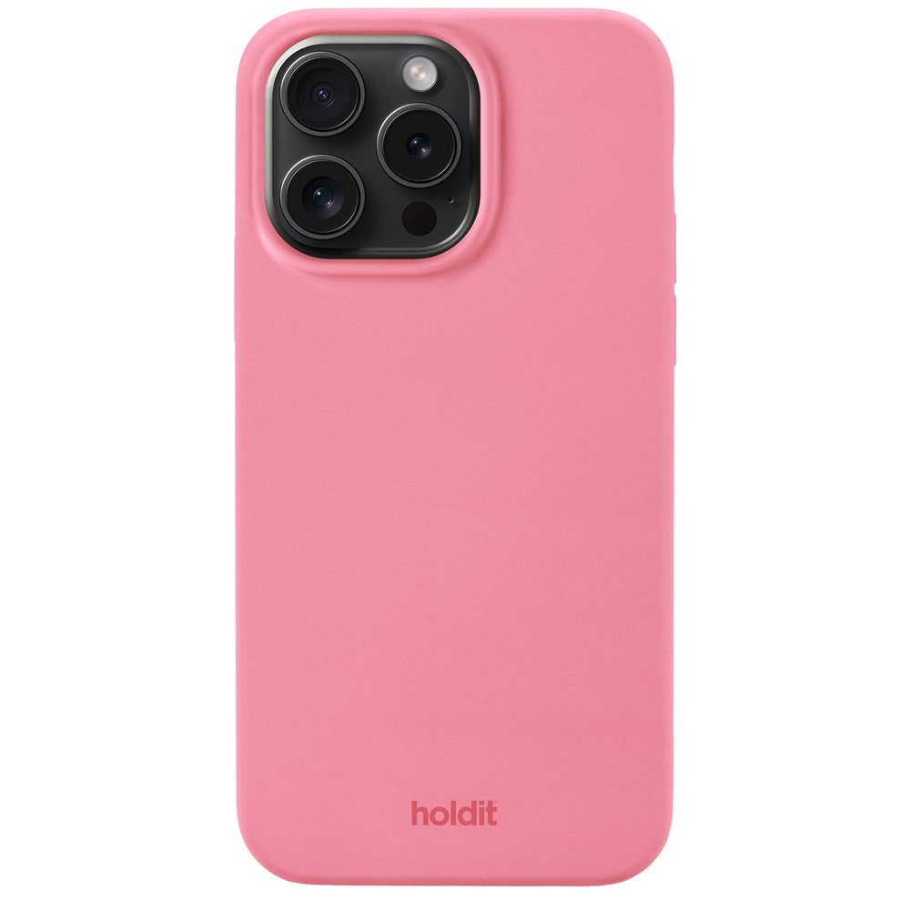 iPhone 14 Pro Max Holdit Soft Touch Skal Silikon - Rouge Pink