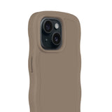 Holdit iPhone 15 / 14 / 13 Wavy Skal - Mocha Brown