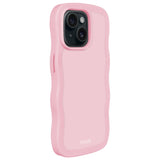 Holdit iPhone 15 / 14 / 13 Wavy Skal - Pink