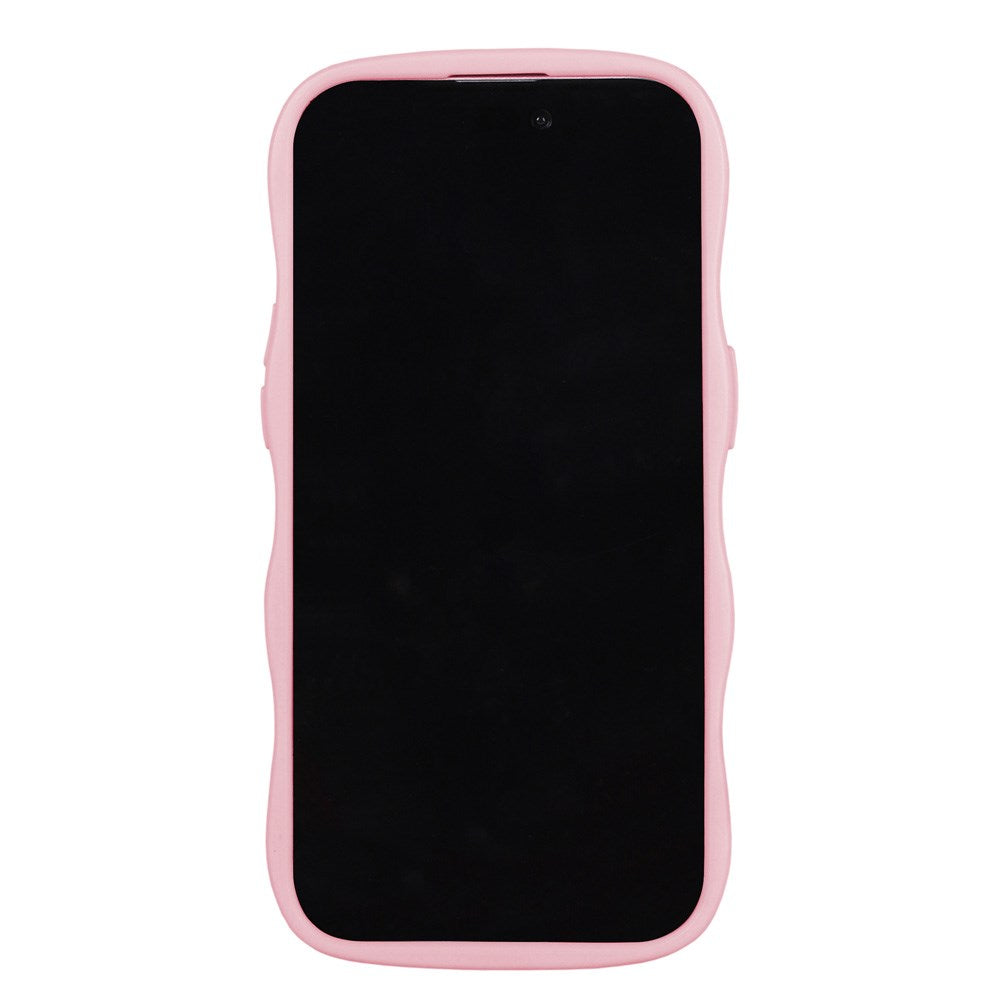 Holdit iPhone 15 / 14 / 13 Wavy Skal - Pink