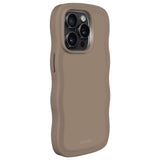 Holdit iPhone 14 Pro Wavy Skal - Mocha Brown