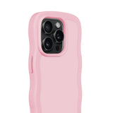 Holdit iPhone 14 Pro Wavy Skal - Pink