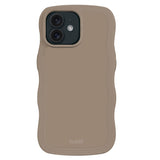 Holdit iPhone 12 / 12 Pro Wavy Skal - Mocha Brown