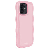 Holdit iPhone 12 / 12 Pro Wavy Skal - Pink