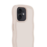 Holdit iPhone 12 / 12 Pro Wavy Skal - Light Beige