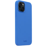 iPhone 15 Holdit Soft Touch Skal Silikon - Sky Blue