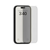 iPhone 15 Pro Holdit Skärmskydd Härdat Glas 9H m. Privacy Funktion - Svart Kant