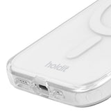 Holdit iPhone 15 / 14 / 13 MagSafe Skal - Transparent / White