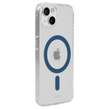 Holdit iPhone 15 / 14 / 13 MagSafe Skal - Transparent / Denim Blue