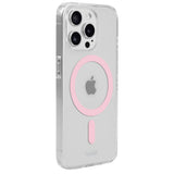 Holdit iPhone 15 Pro MagSafe Skal - Transparent / Pink