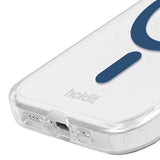 Holdit iPhone 15 Pro MagSafe Skal - Transparent / Denim Blue