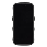 Holdit iPhone 12 / 12 Pro Wavy Skal - Black / Mirror