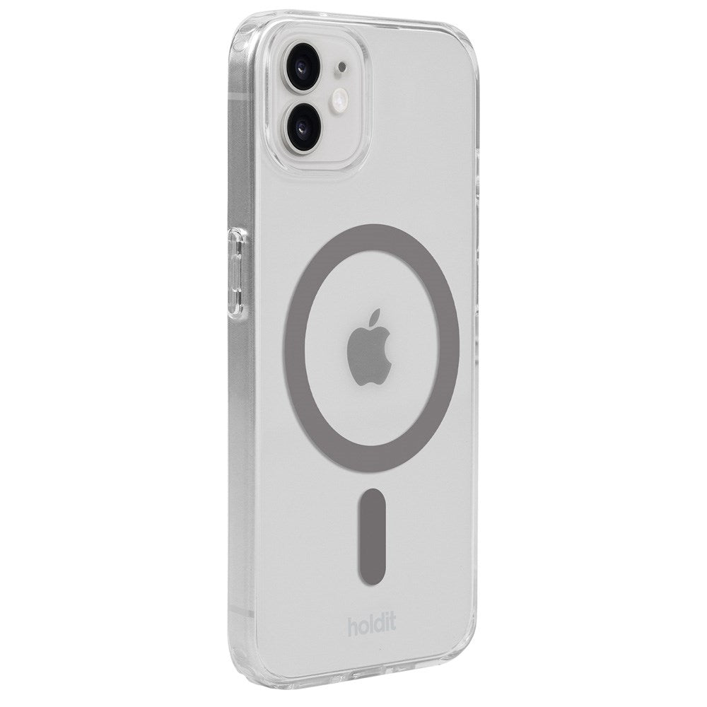 Holdit iPhone 12 / 12 Pro MagSafe Skal - Transparent / Space Grey