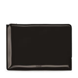 Holdit Lackläder Sleeve för MacBook / Laptop 14" (34,2 x 24,2 cm) - Svart
