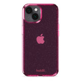 Holdit iPhone 15 / 14 / 13 Glitter Skal - Rosa