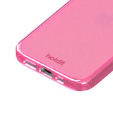 Holdit iPhone 15 / 14 / 13 Glitter Skal - Rosa