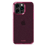 Holdit iPhone 15 Pro Glitter Skal - Rosa