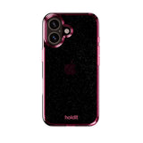 Holdit iPhone 16 Glitter Skal - Rosa