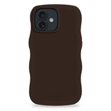 Holdit iPhone 12 / 12 Pro Wavy Skal - Chocolate