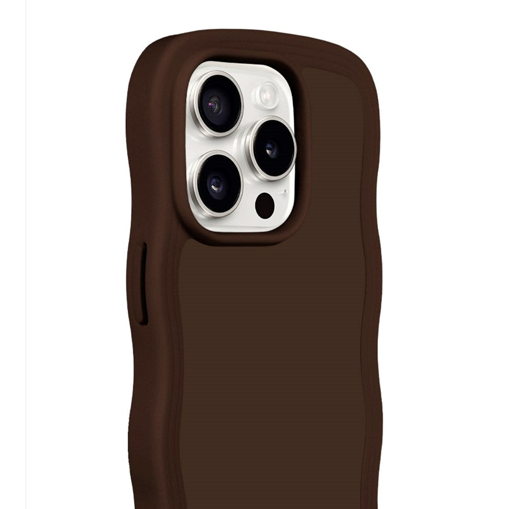 Holdit iPhone 14 Pro Max Wavy Skal - Chocolate