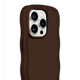 Holdit iPhone 15 Pro Wavy Skal - Chocolate