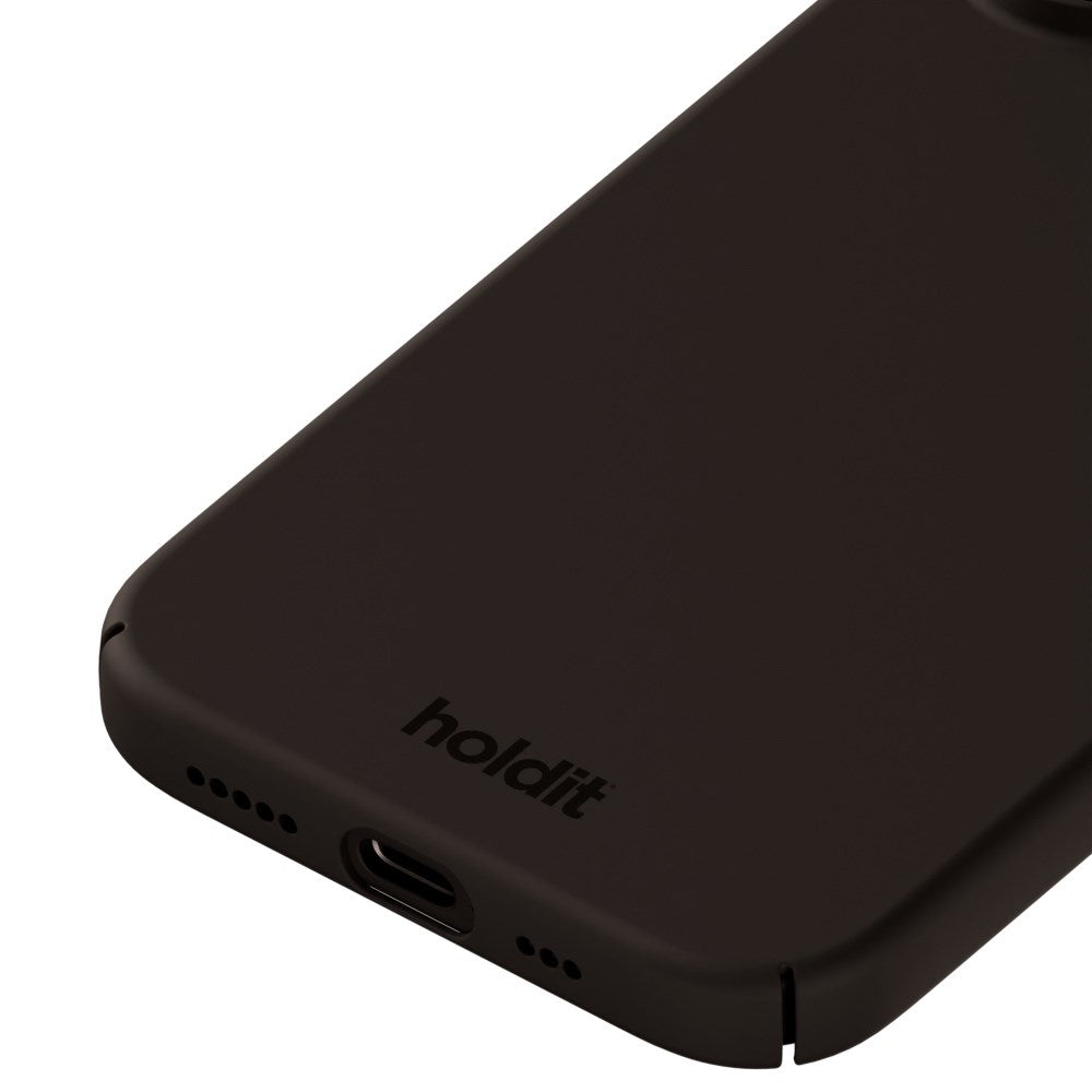 Holdit iPhone 16 Slim Plast Skal - Black