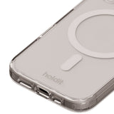 Holdit iPhone 16 MagSafe Skal - Transparent / White