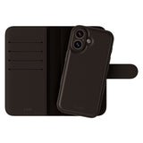 Holdit iPhone 16 Wallet Case Magnet Plus - Plånboksfodral - Black