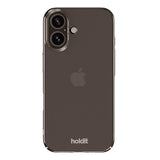 Holdit iPhone 16 Plus Slim Plast Skal - Transparent