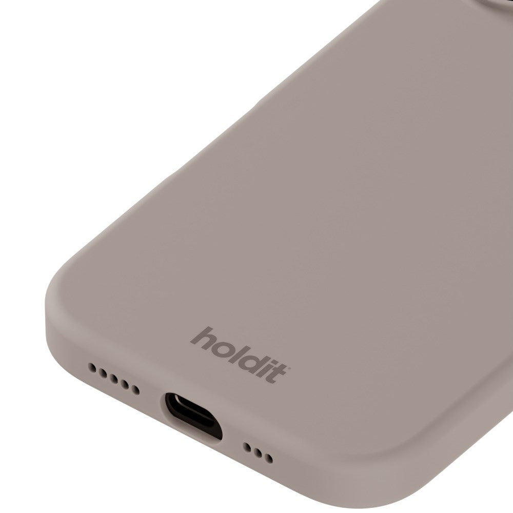 iPhone 16 Holdit Soft Touch Skal Silikon - Taupe