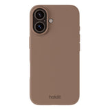 iPhone 16 Holdit Soft Touch Skal Silikon - Mocha Brown