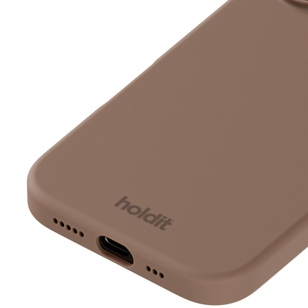 iPhone 16 Holdit Soft Touch Skal Silikon - Mocha Brown