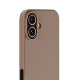 iPhone 16 Holdit Soft Touch Skal Silikon - Mocha Brown