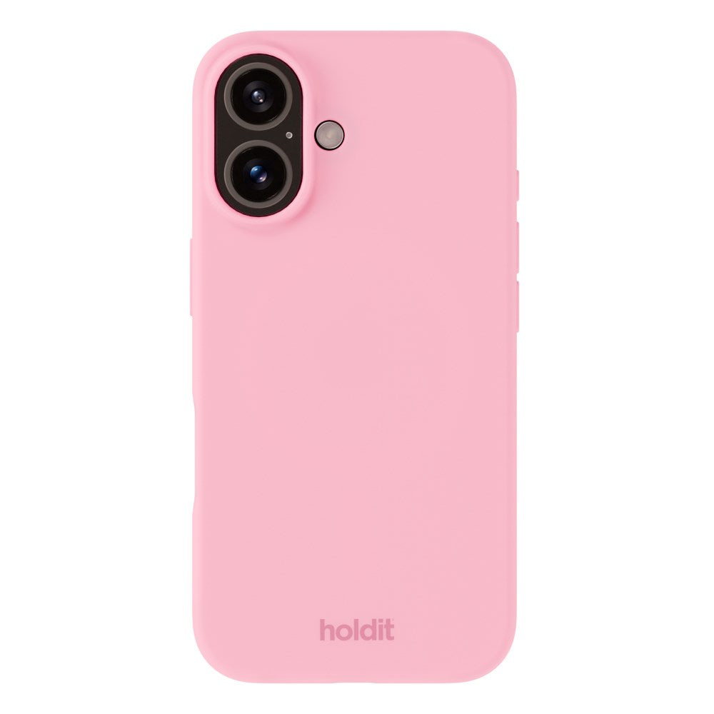 iPhone 16 Holdit Soft Touch Skal Silikon - Pink