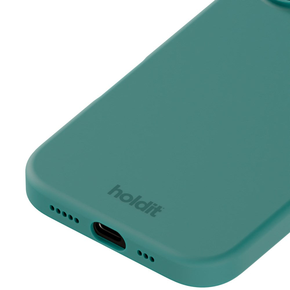 iPhone 16 Holdit Soft Touch Skal Silikon - Moss Green