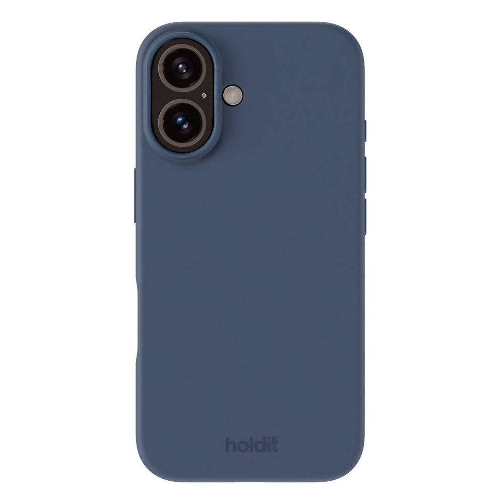 iPhone 16 Holdit Soft Touch Skal Silikon - Pacific Blue