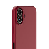 iPhone 16 Holdit Soft Touch Skal Silikon - Red Velvet