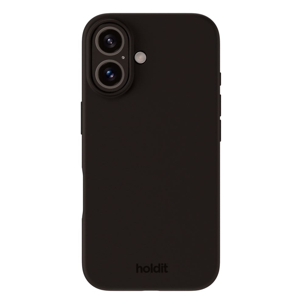 iPhone 16 Plus Holdit Soft Touch Skal Silikon - Black