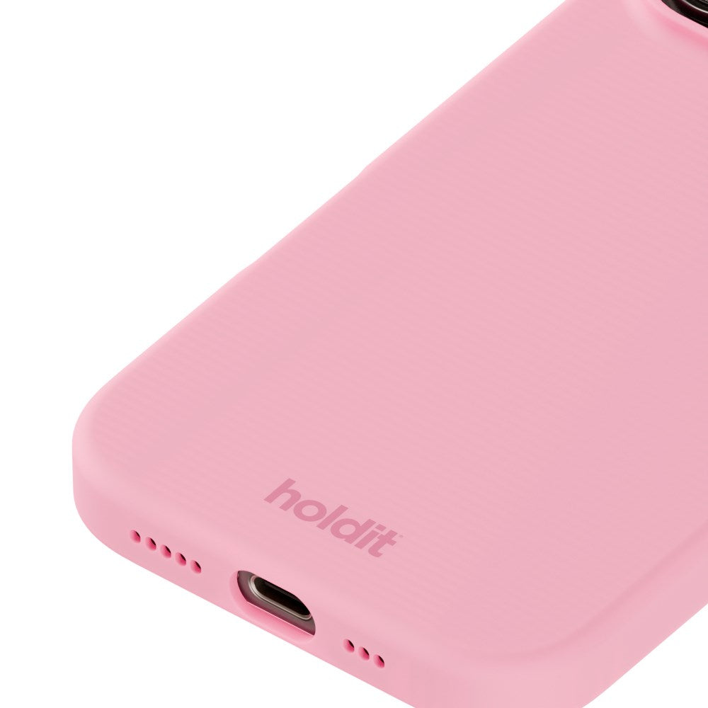 iPhone 16 Pro Holdit Soft Touch Skal Silikon - Pink