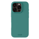 iPhone 16 Pro Holdit Soft Touch Skal Silikon - Moss Green