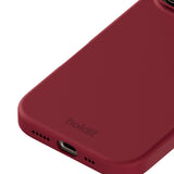 iPhone 16 Pro Holdit Soft Touch Skal Silikon - Red Velvet