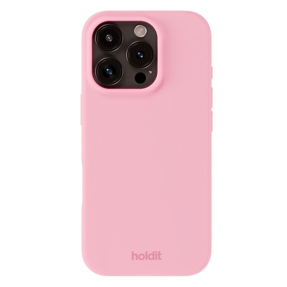 iPhone 16 Pro Max Holdit Soft Touch Skal Silikon - Pink