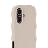 Holdit iPhone 16 Wavy Skal - Beige