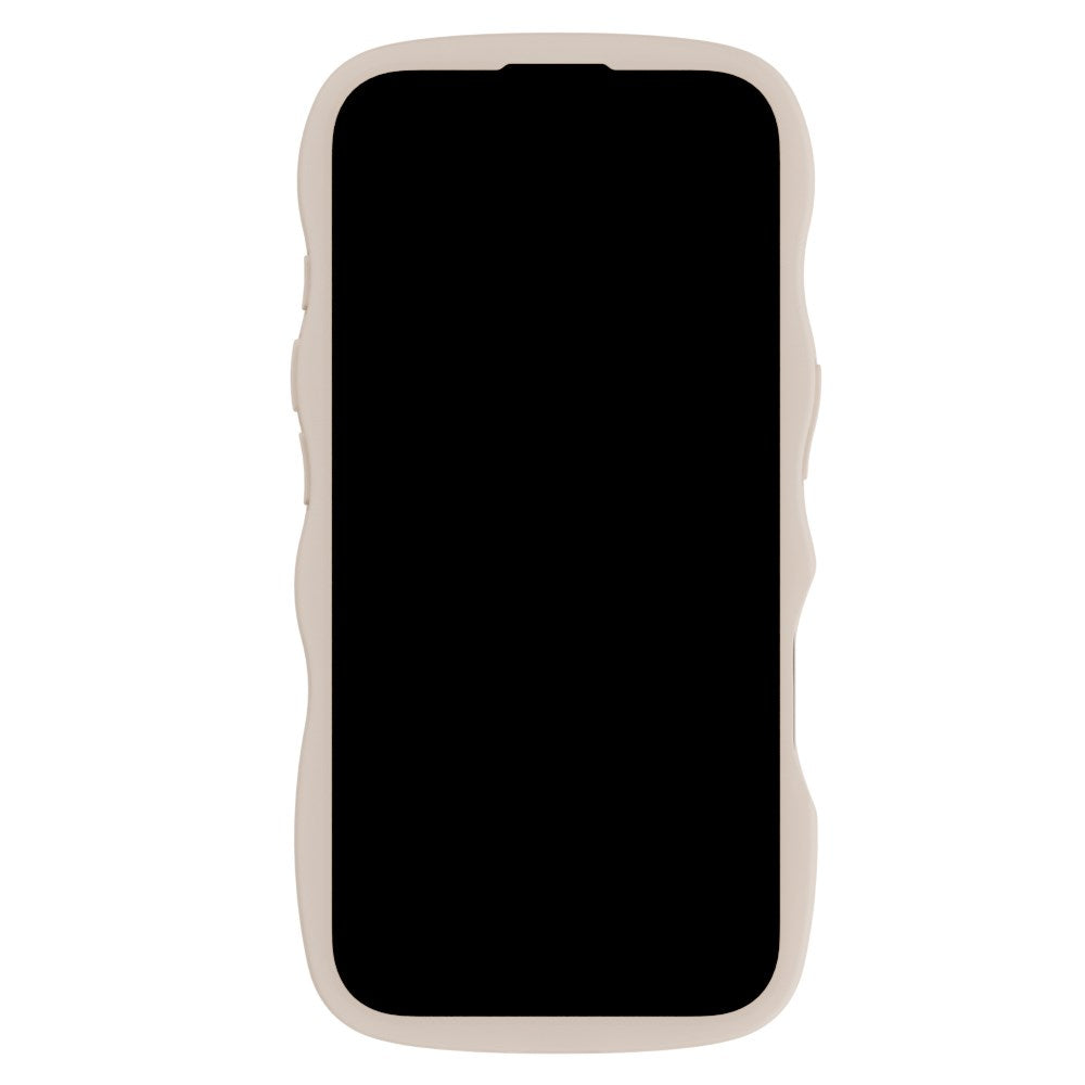 Holdit iPhone 16 Wavy Skal - Beige