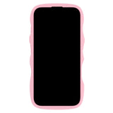 Holdit iPhone 16 Wavy Skal - Pink  / Transparent