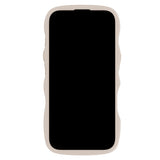 Holdit iPhone 16 Plus Wavy Skal - Beige / Transparent