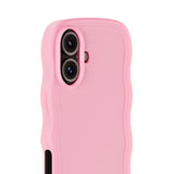 Holdit iPhone 16 Plus Wavy Skal - Pink