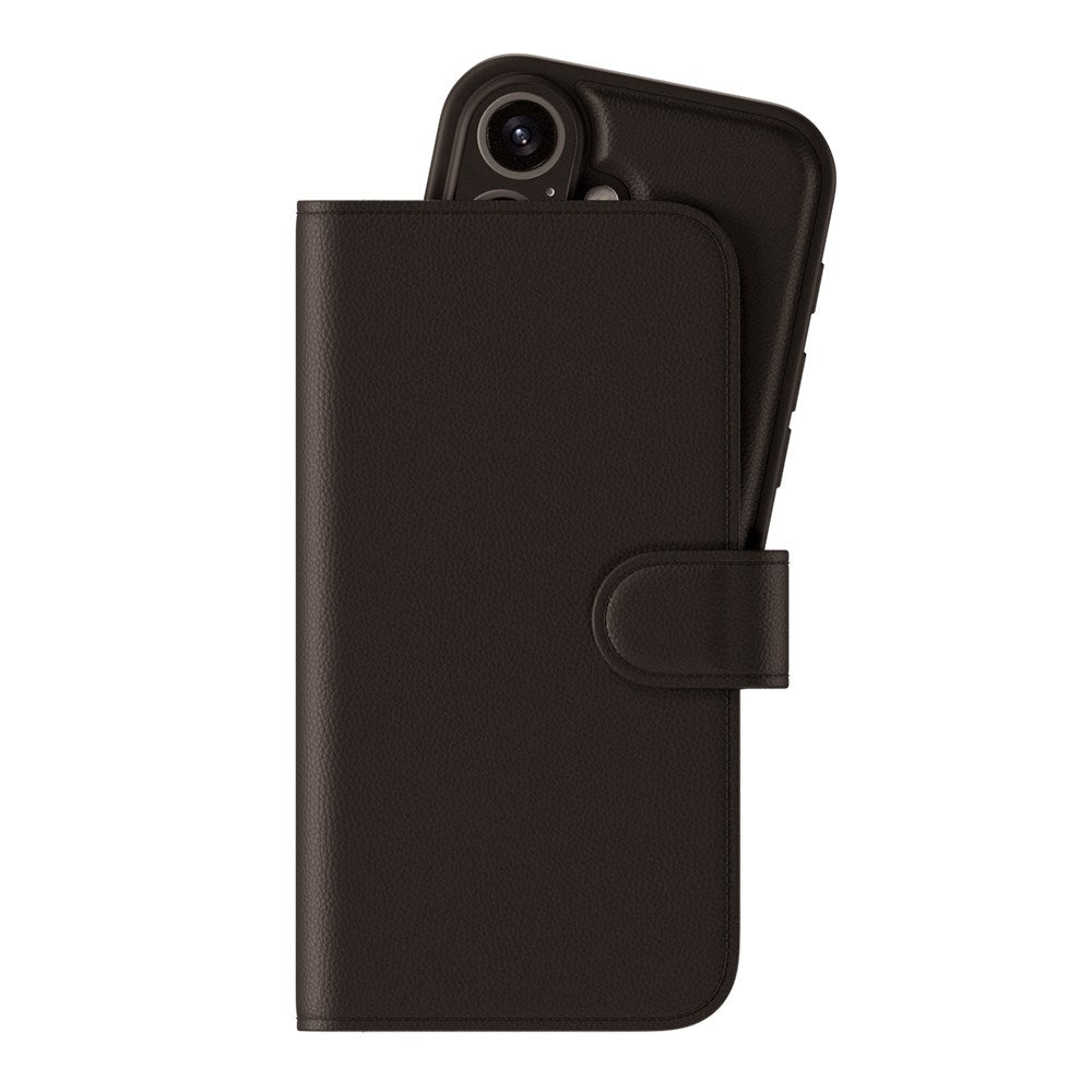 Holdit iPhone 16 Plus Wallet Case Magnet Plus - Plånboksfodral - Black